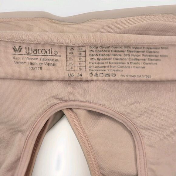 Wacoal B-Smooth Bralette Bra Sz 34 Pink Pullover Wireless Removable Pads 835275 - Picture 4 of 6